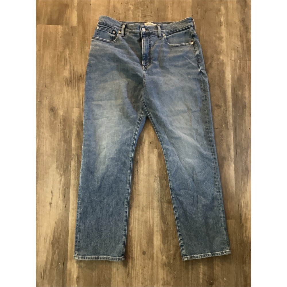Madewell Jeans Womens actual size 32 Curvy 90s Straight Blue Denim Y2K